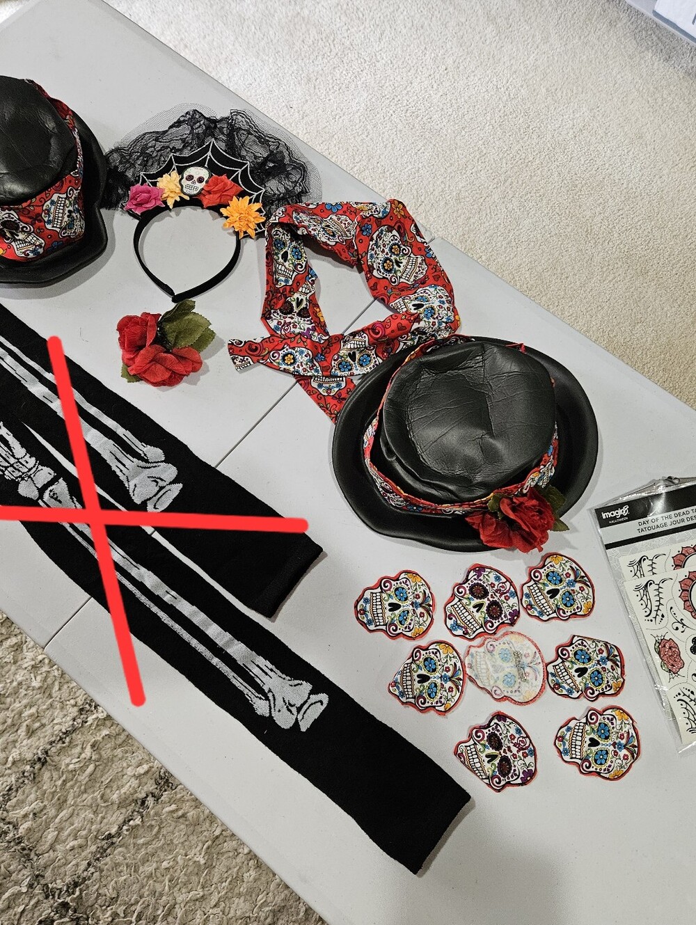 Costume - Day Of The Dead Accessories (Adult)